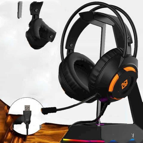 Esports listen to the sound of eating chicken headphones